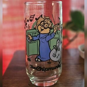 Vintage Chipmunks glass LIMITED